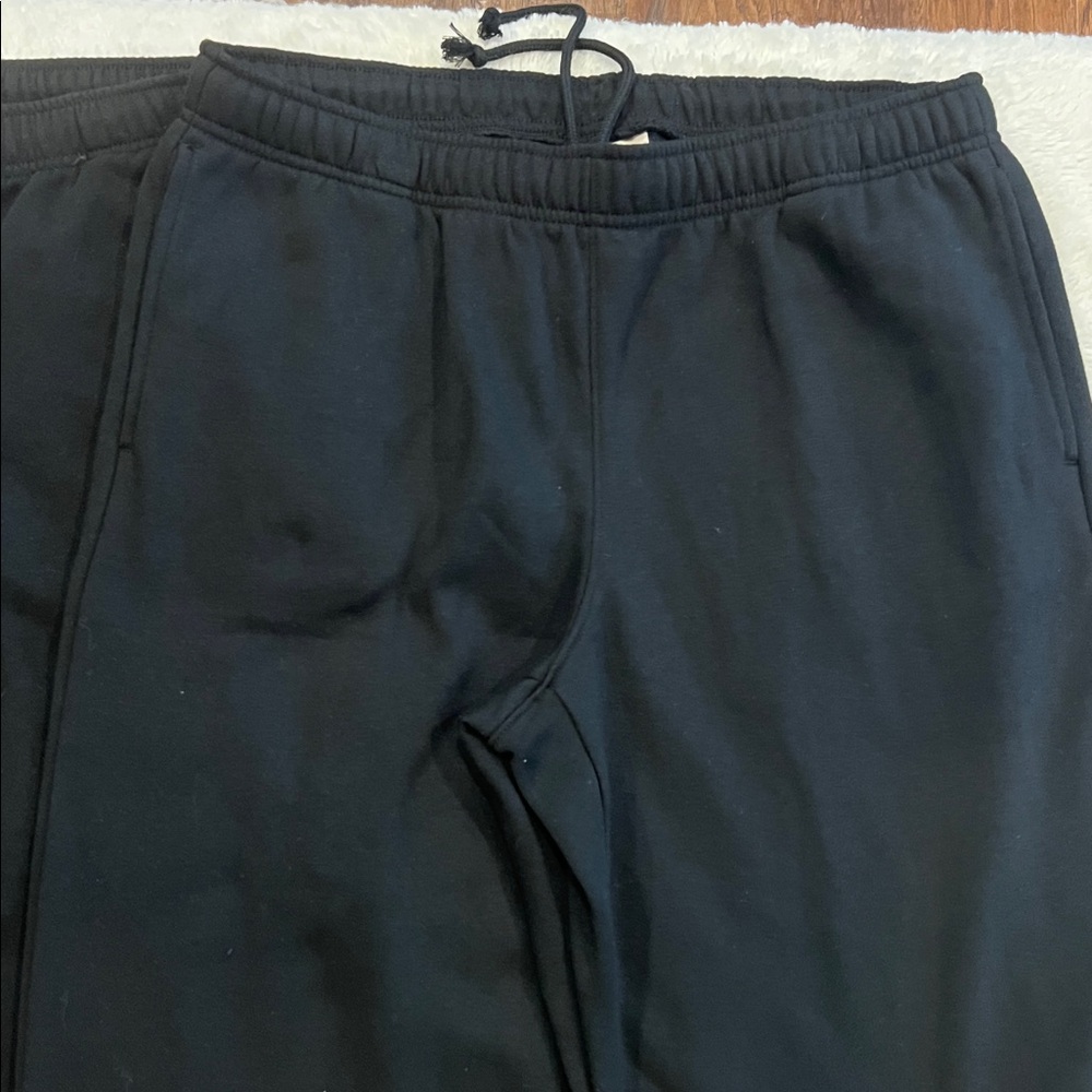 Lot 2 Universal Threads Mid-Rise Knit Straight Leg Sweatpants - Black M - Picture 3 of 6